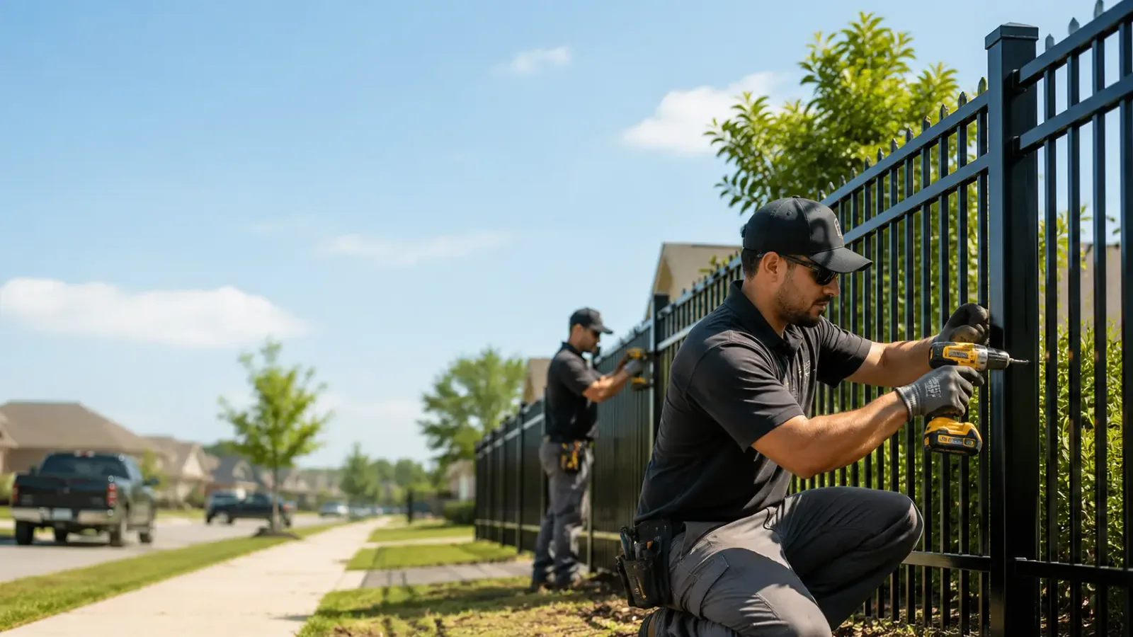 Metal Fence Installation in Bay, AR